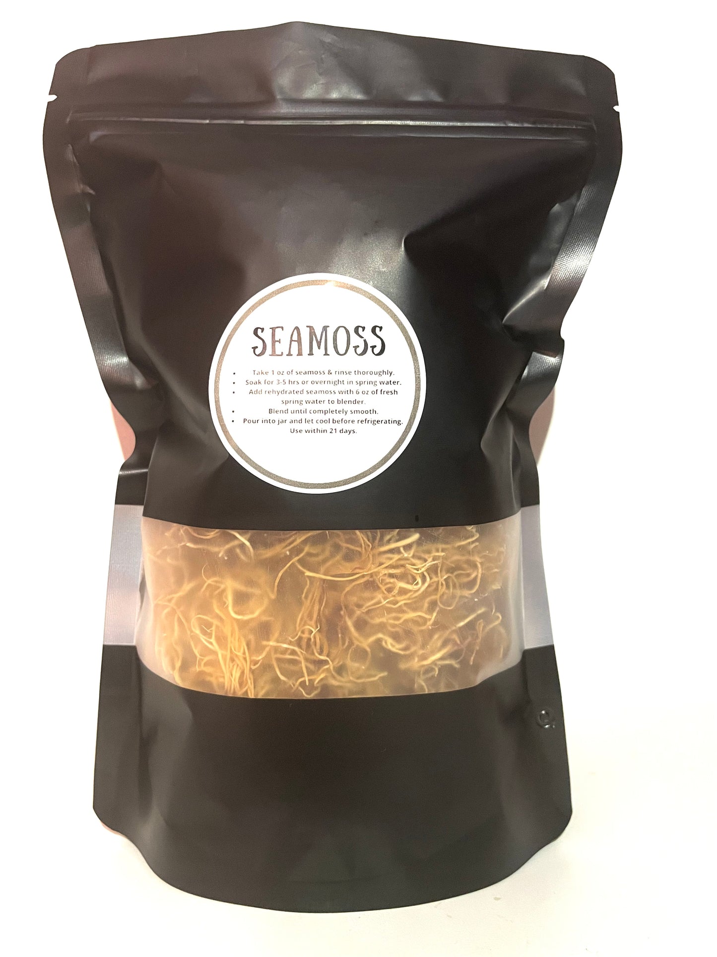 Raw Jamaican Gold Seamoss (3 oz)